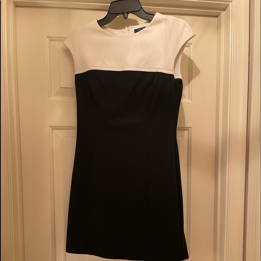 Black and white Chaps dress size 6